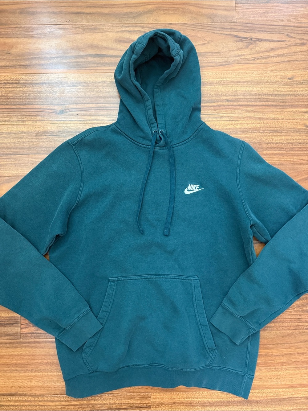 Nike Men's Teal Green Pullover Hoodie